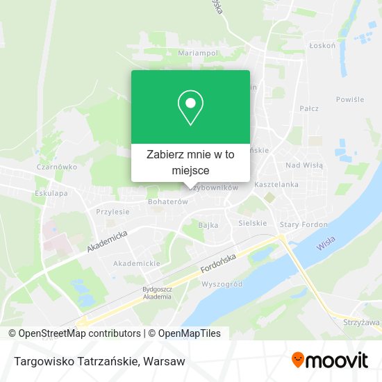 Mapa Targowisko Tatrzańskie