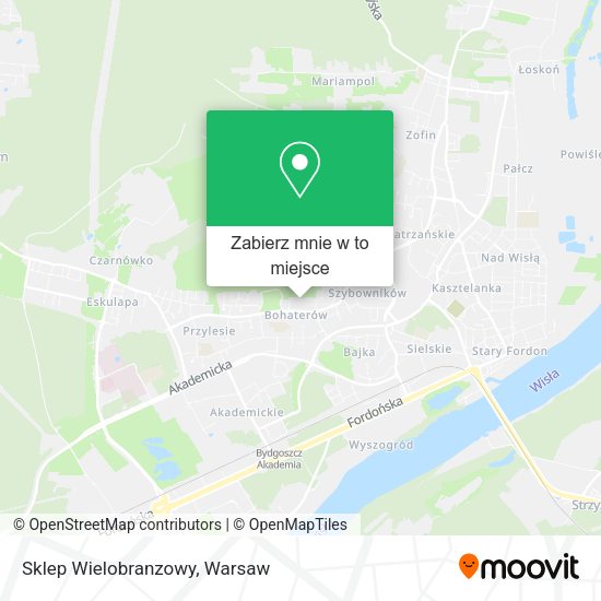 Mapa Sklep Wielobranzowy