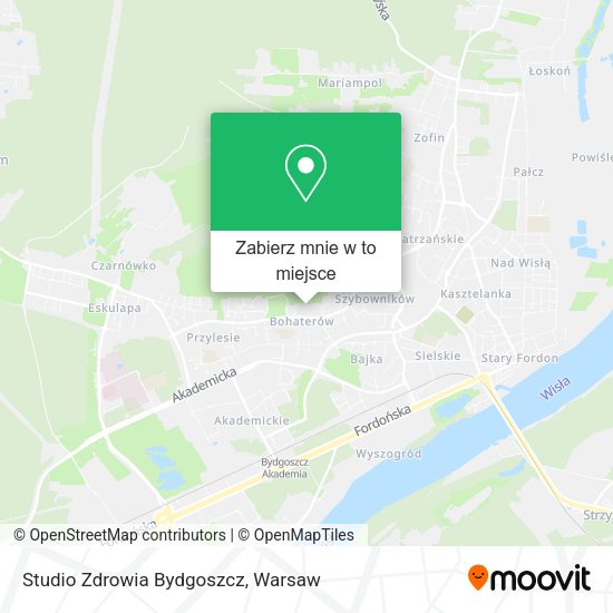 Mapa Studio Zdrowia Bydgoszcz