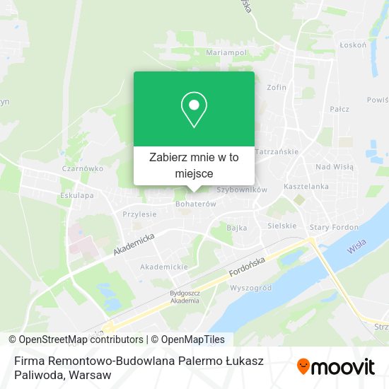 Mapa Firma Remontowo-Budowlana Palermo Łukasz Paliwoda