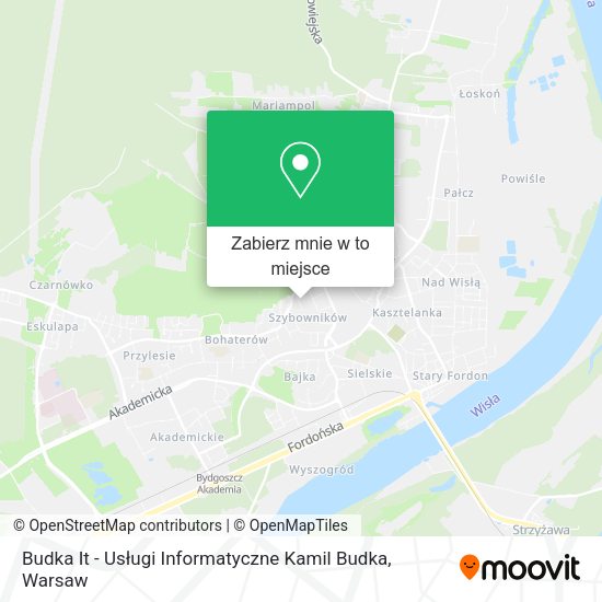 Mapa Budka It - Usługi Informatyczne Kamil Budka