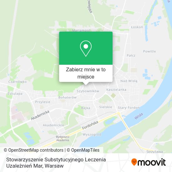 Mapa Stowarzyszenie Substytucyjnego Leczenia Uzależnień Mar