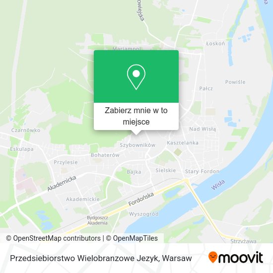 Mapa Przedsiebiorstwo Wielobranzowe Jezyk