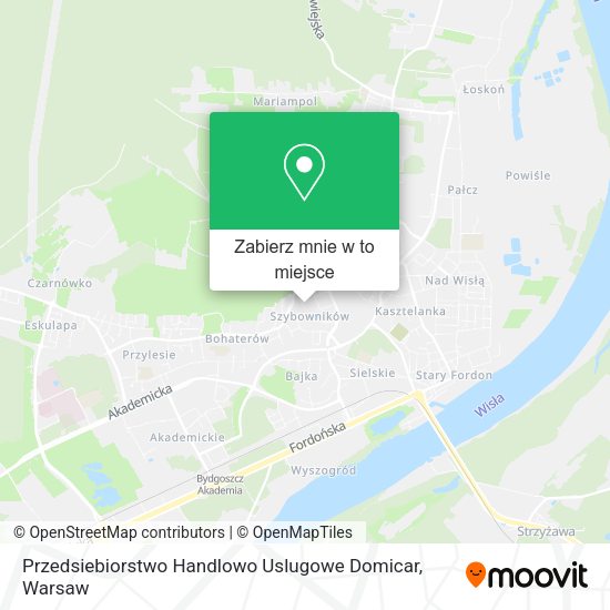 Mapa Przedsiebiorstwo Handlowo Uslugowe Domicar