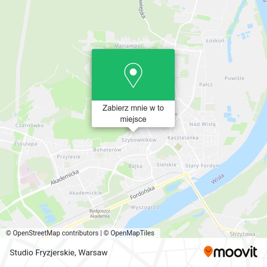 Mapa Studio Fryzjerskie