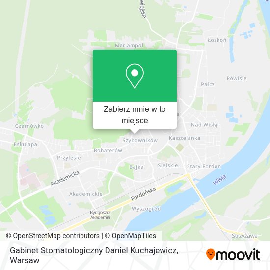 Mapa Gabinet Stomatologiczny Daniel Kuchajewicz