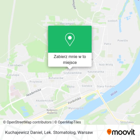 Mapa Kuchajewicz Daniel, Lek. Stomatolog