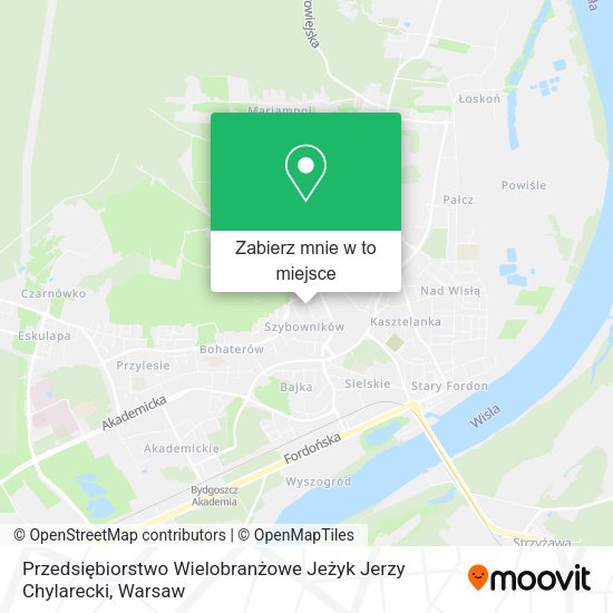 Mapa Przedsiębiorstwo Wielobranżowe Jeżyk Jerzy Chylarecki