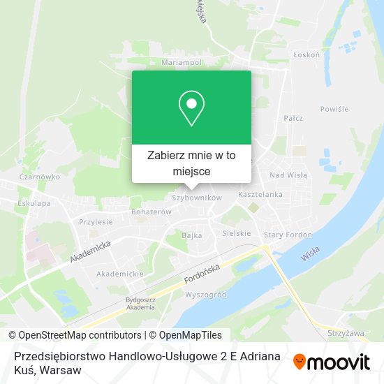 Mapa Przedsiębiorstwo Handlowo-Usługowe 2 E Adriana Kuś