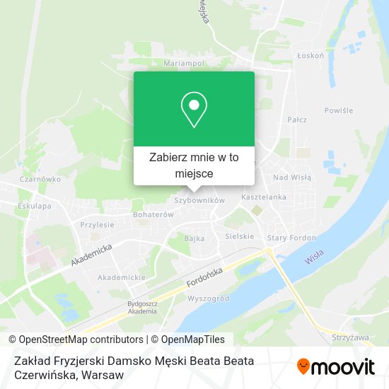 Mapa Zakład Fryzjerski Damsko Męski Beata Beata Czerwińska