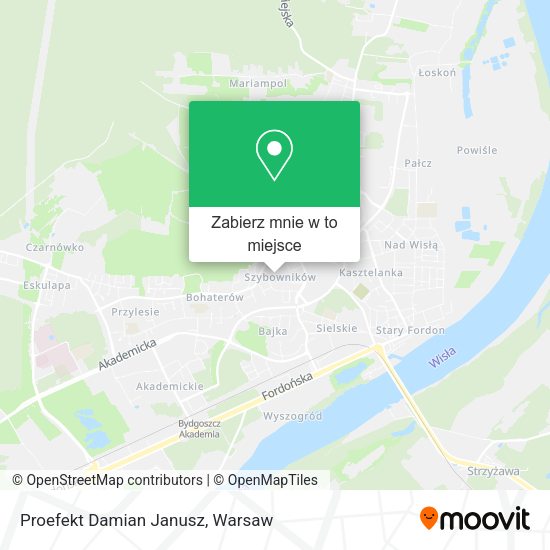 Mapa Proefekt Damian Janusz