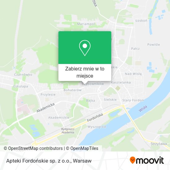 Mapa Apteki Fordońskie sp. z o.o.