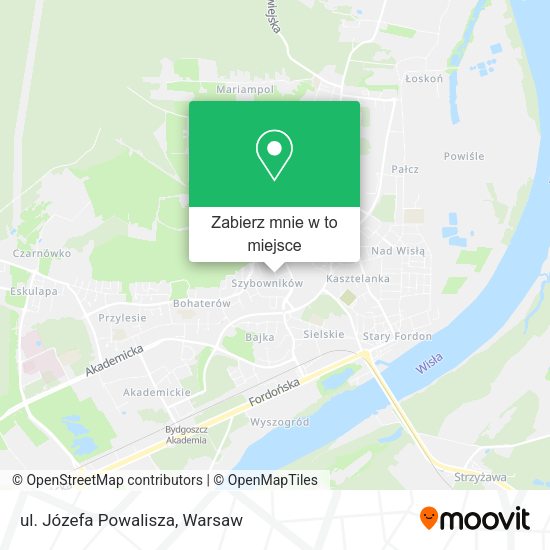 Mapa ul. Józefa Powalisza