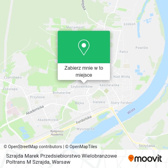 Mapa Szrajda Marek Przedsiebiorstwo Wielobranzowe Poltrans M Szrajda