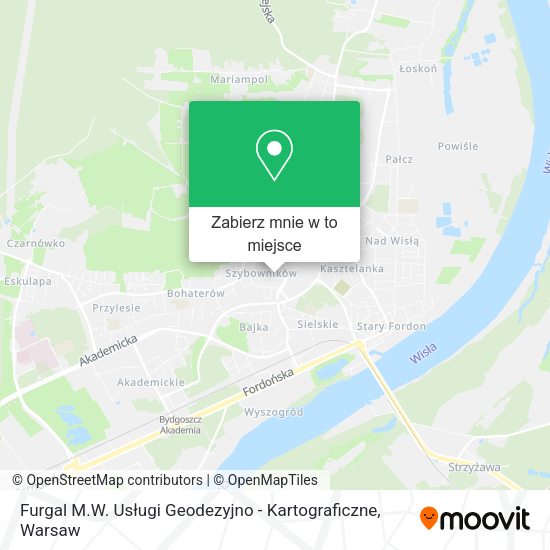 Mapa Furgal M.W. Usługi Geodezyjno - Kartograficzne