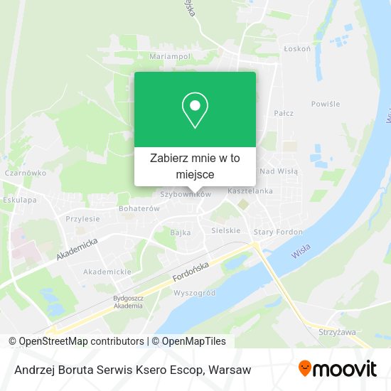 Mapa Andrzej Boruta Serwis Ksero Escop