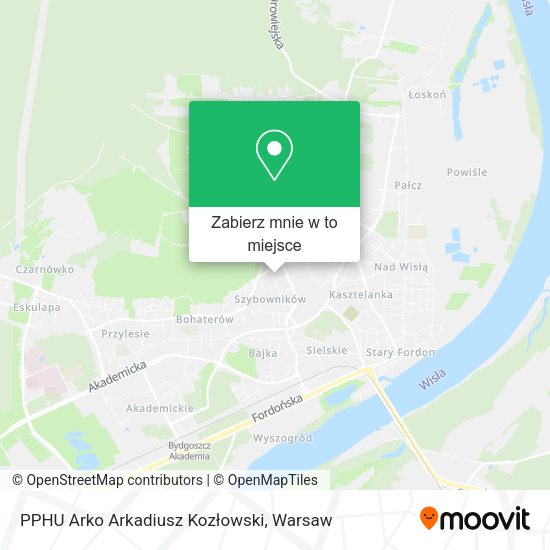 Mapa PPHU Arko Arkadiusz Kozłowski