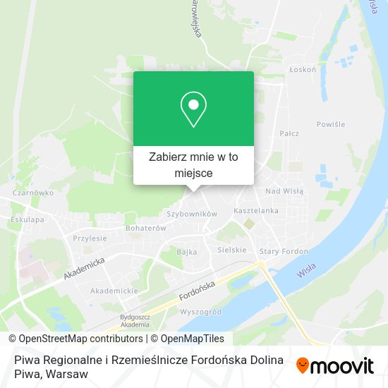 Mapa Piwa Regionalne i Rzemieślnicze Fordońska Dolina Piwa