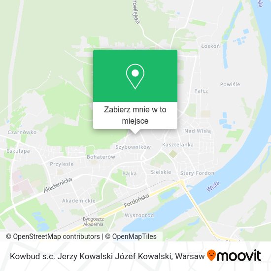 Mapa Kowbud s.c. Jerzy Kowalski Józef Kowalski