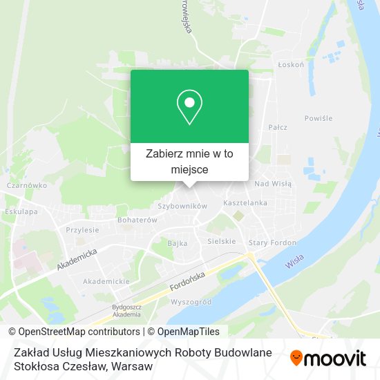 Mapa Zakład Usług Mieszkaniowych Roboty Budowlane Stokłosa Czesław