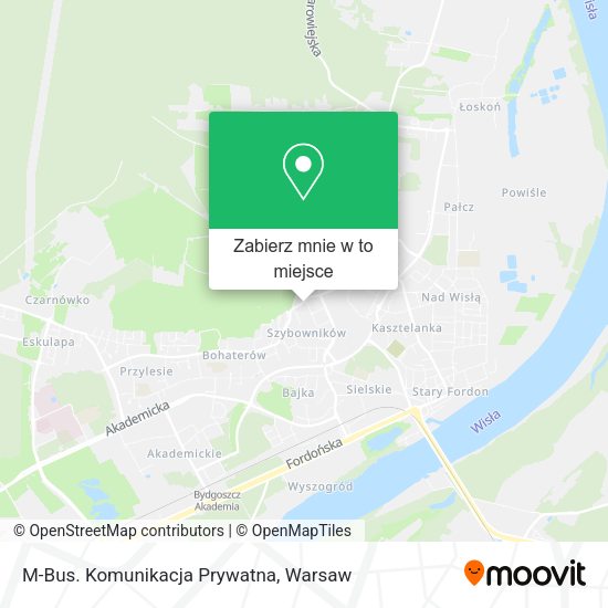 Mapa M-Bus. Komunikacja Prywatna