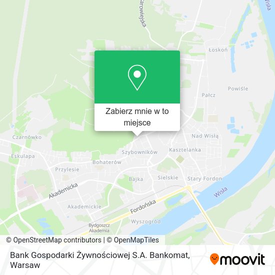 Mapa Bank Gospodarki Żywnościowej S.A. Bankomat