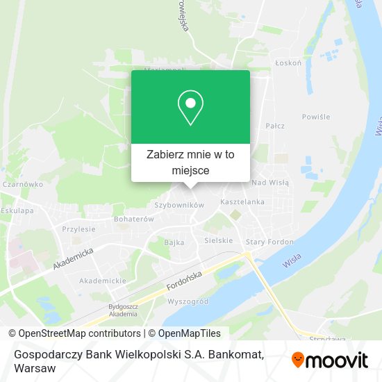 Mapa Gospodarczy Bank Wielkopolski S.A. Bankomat