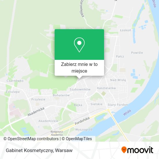 Mapa Gabinet Kosmetyczny