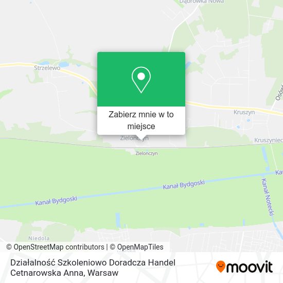 Mapa Działalność Szkoleniowo Doradcza Handel Cetnarowska Anna