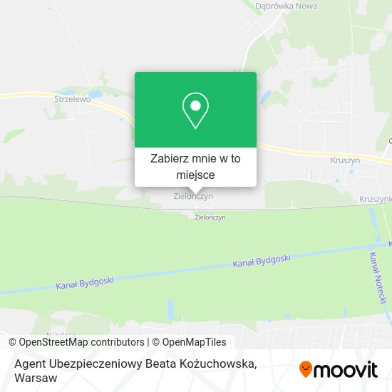 Mapa Agent Ubezpieczeniowy Beata Kożuchowska