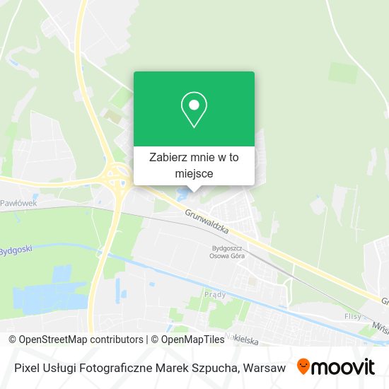 Mapa Pixel Usługi Fotograficzne Marek Szpucha