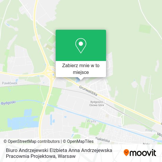 Mapa Biuro Andrzejewski Elżbieta Anna Andrzejewska Pracownia Projektowa