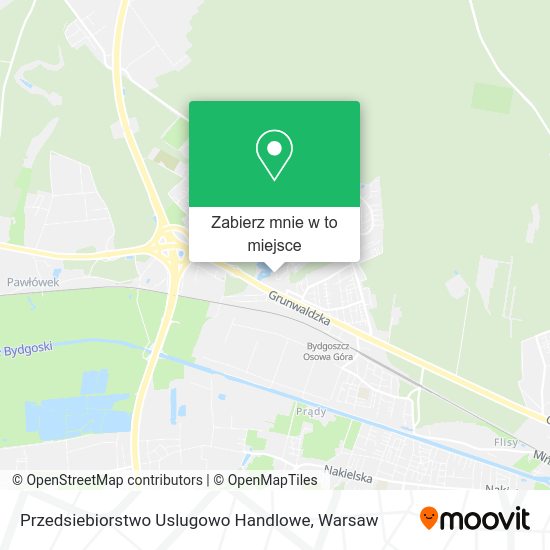 Mapa Przedsiebiorstwo Uslugowo Handlowe