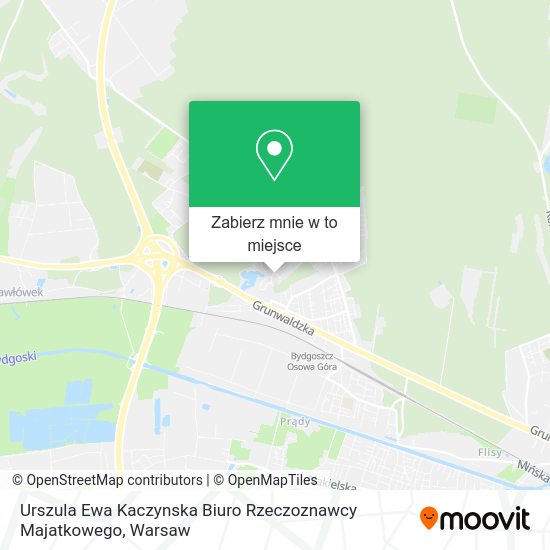 Mapa Urszula Ewa Kaczynska Biuro Rzeczoznawcy Majatkowego