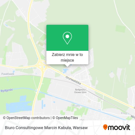 Mapa Biuro Consultingowe Marcin Kabuła