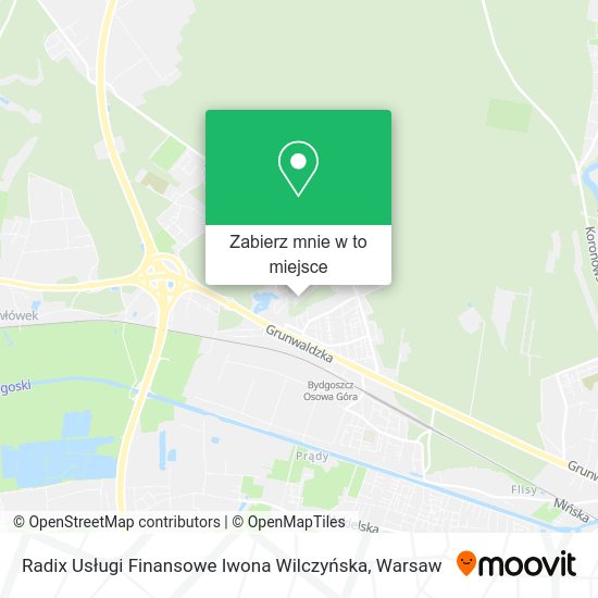 Mapa Radix Usługi Finansowe Iwona Wilczyńska