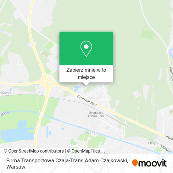 Mapa Firma Transportowa Czaja-Trans Adam Czajkowski