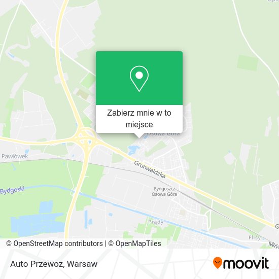 Mapa Auto Przewoz