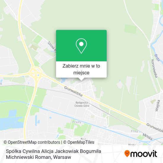 Mapa Spółka Cywilna Alicja Jackowiak Bogumiła Michniewski Roman