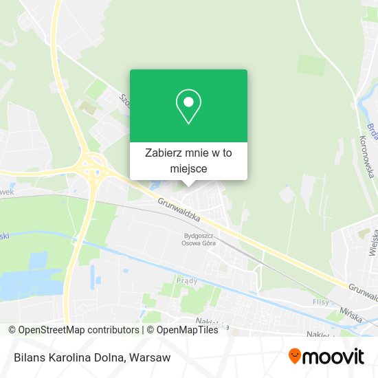 Mapa Bilans Karolina Dolna