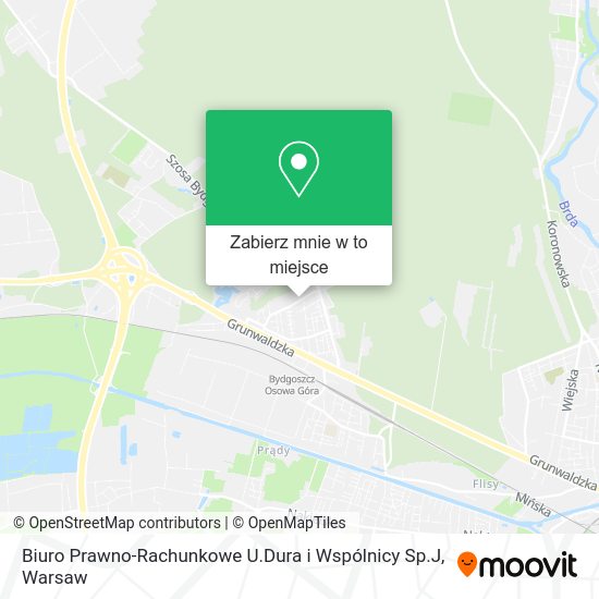 Mapa Biuro Prawno-Rachunkowe U.Dura i Wspólnicy Sp.J