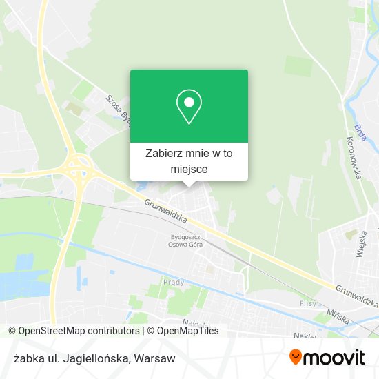 Mapa żabka ul. Jagiellońska