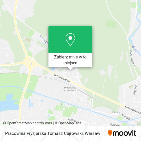 Mapa Pracownia Fryzjerska Tomasz Cejrowski