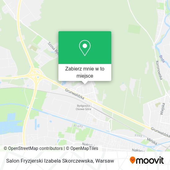 Mapa Salon Fryzjerski Izabela Skorczewska