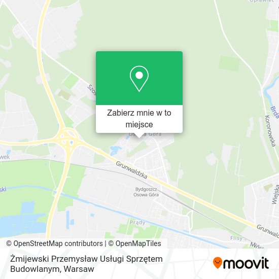 Mapa Żmijewski Przemysław Usługi Sprzętem Budowlanym