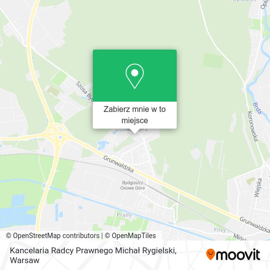 Mapa Kancelaria Radcy Prawnego Michał Rygielski