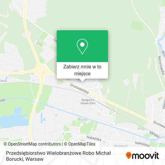 Mapa Przedsiębiorstwo Wielobranżowe Robo Michał Borucki