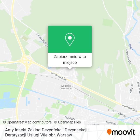 Mapa Anty Insekt Zaklad Dezynfekcji Dezynsekcji i Deratyzacji Uslugi Wielobr