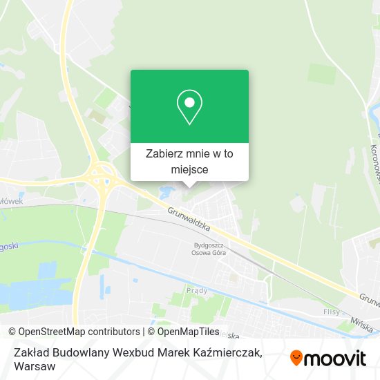 Mapa Zakład Budowlany Wexbud Marek Kaźmierczak