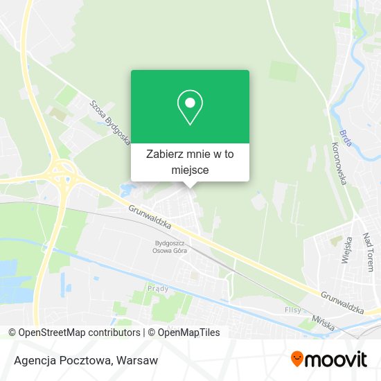 Mapa Agencja Pocztowa